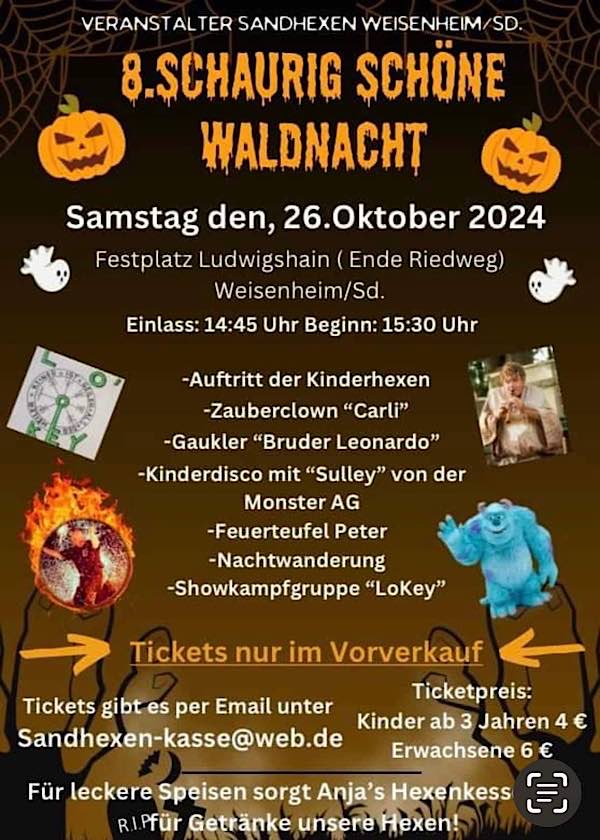 Schaurig schöne Waldnacht