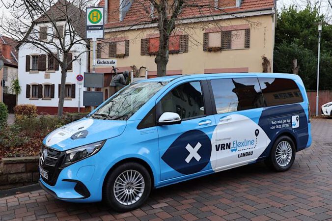 VRNflexline-Fahrzeug (Quelle: Stadt Landau)