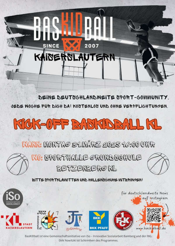 Eröffnung des BasKIDball-Standortes in Kaiserslautern: Ein innovatives Sportprojekt für Kinder und Jugendliche