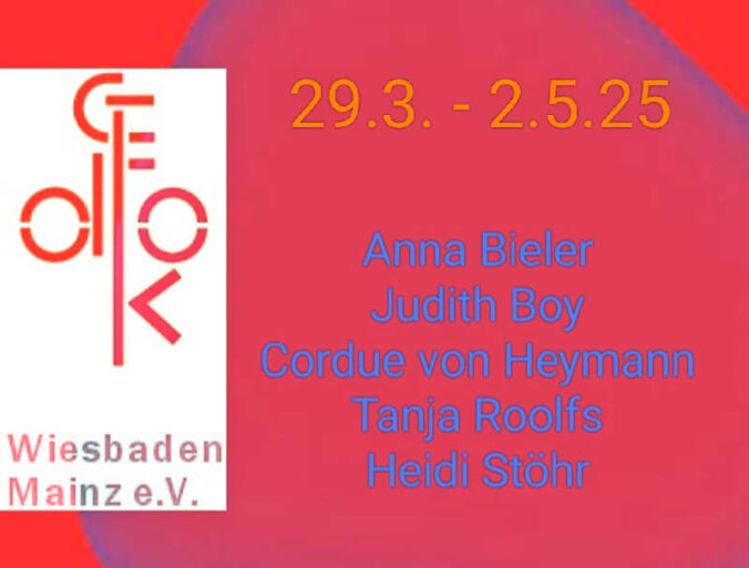 Neue Konzept-Ausstellung GEDOK WI MZ von März bis Mai 2025 in Kaiserslautern