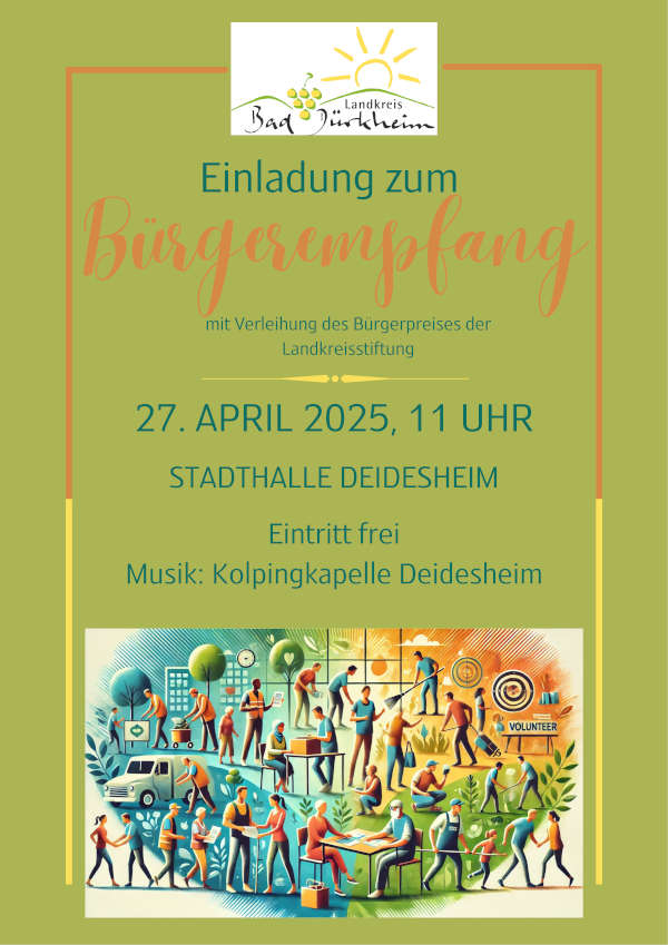 Verleihung des Bürgerpreises DÜW im April 2025 in Deidesheim