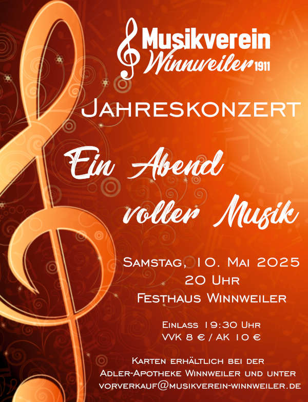 Jahreskonzert Musikverein Winnweiler