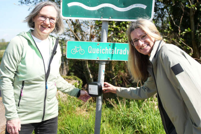 Uta Holz und Silke Wiedrig (Foto: KreisGER/mda)