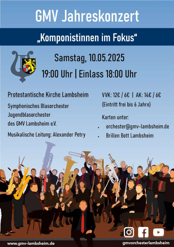 GMV Jahreskonzert im Mai 2025 in Lambsheim
