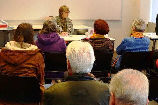 Marit Wildt vor Publikum (Quelle: Marit Wildt)