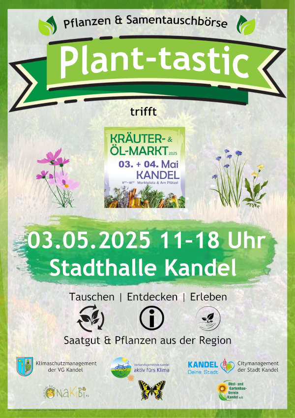 Plant-tastic! im Mai 2025 in Kandel während des Kräuter- und Ölmarkts