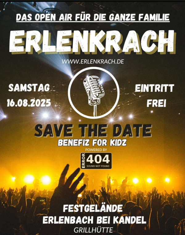 Erlenkrach-OpenAir im August 2025 in Erlenbach bei Kandel