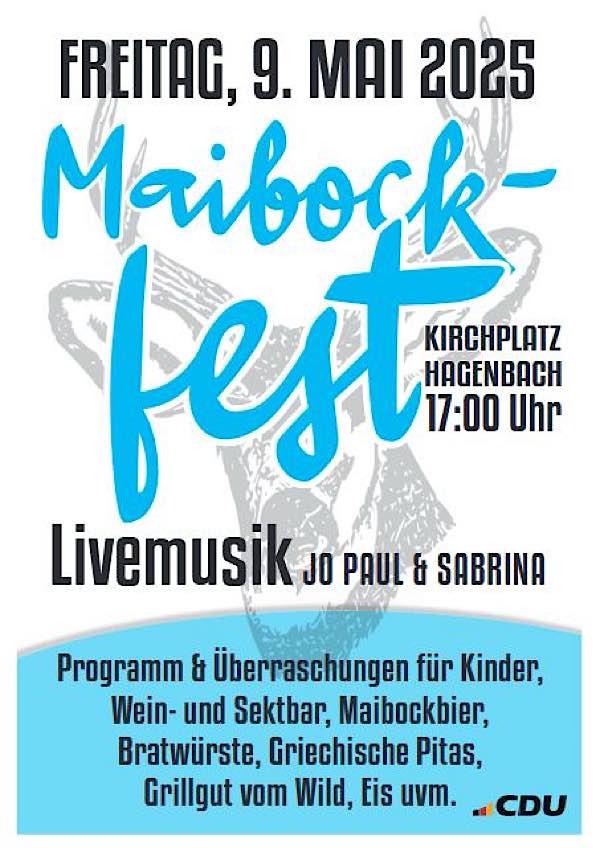 Maibockfest der CDU Hagenbach