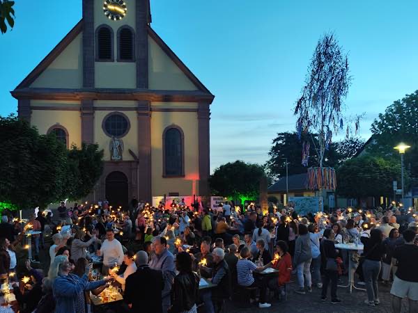 Gute Stimmung beim Maibockfest der CDU Hagenbach. (Foto 2024: CDU Hagenbach/Zimmermann)