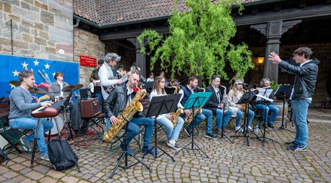 Das deutsch-französische Jazzensemble unter Yean-Yves Bender (Archivfoto: Rolf H. Epple)