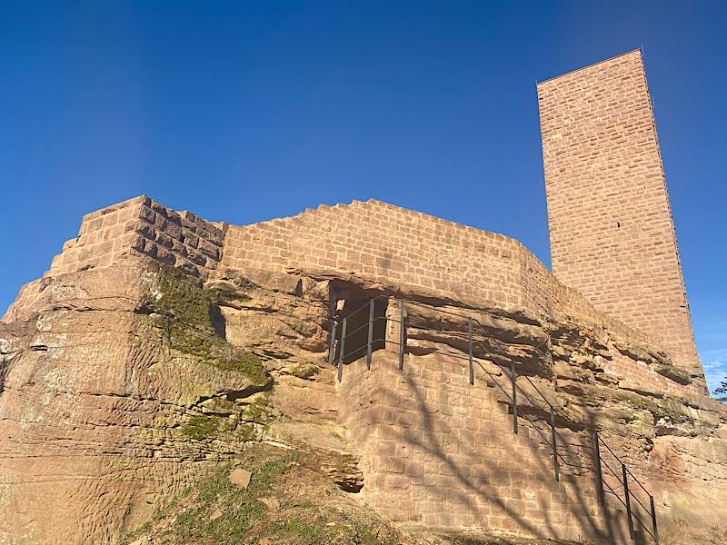 Burgruine Scharfeneck (Foto: Verein Südliche Weinstrasse Annweiler am Trifels)