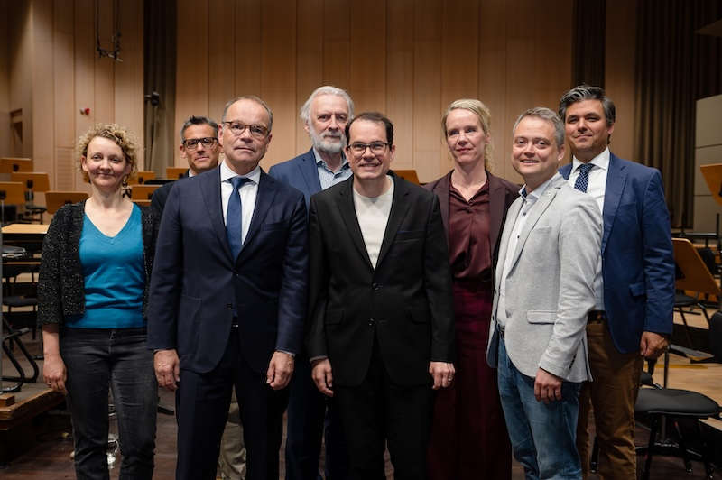 Mitglieder der Findungskomission, Beat Fehlmann und Dr. Michael Gassmann (Foto: Christian Kleiner)
