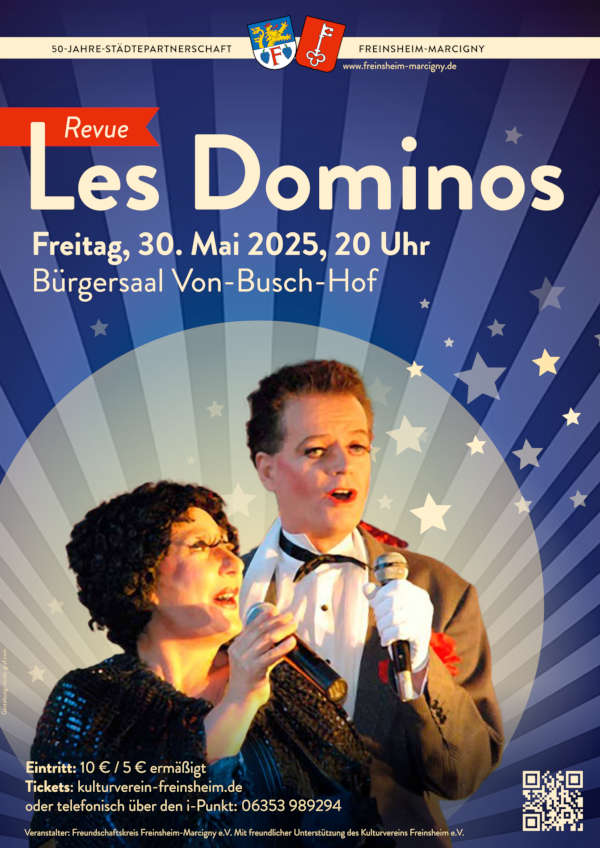 Revue Les Dominos im Mai 2025 in Freinsheim