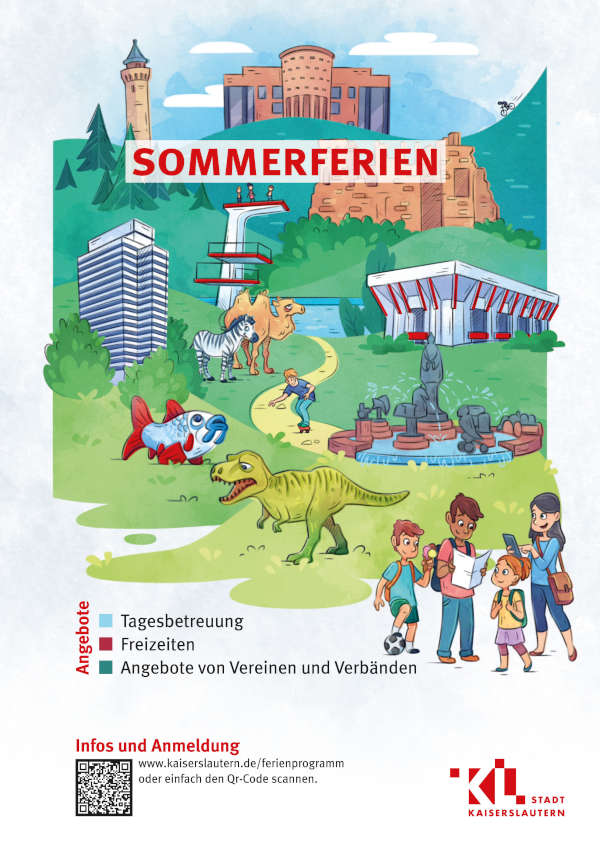 Ferienprogrammheft der Stadt Kaiserslautern erscheint im Mai 2025
