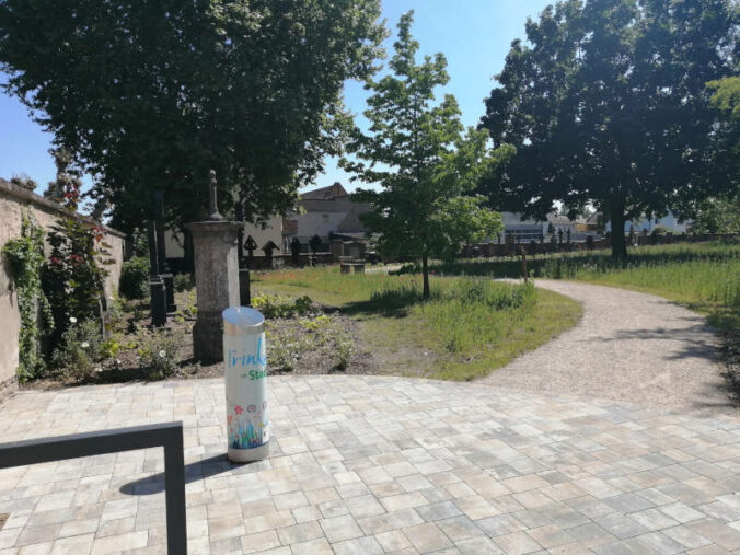 Trinkwasserbrunnen im Stadtpark (Foto: Stadtverwaltung Schifferstadt)
