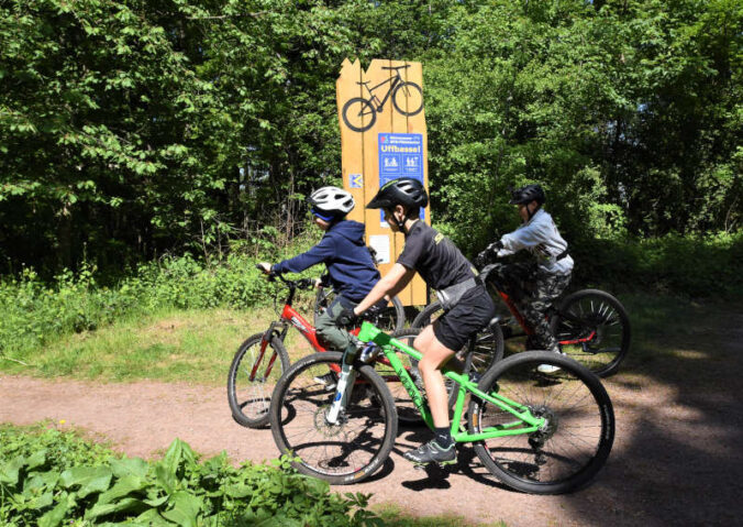 Mountainbike-Spaß im Pfälzerwald (Foto: Stadt Pirmasens, Fotografin: Sabine Reiser)