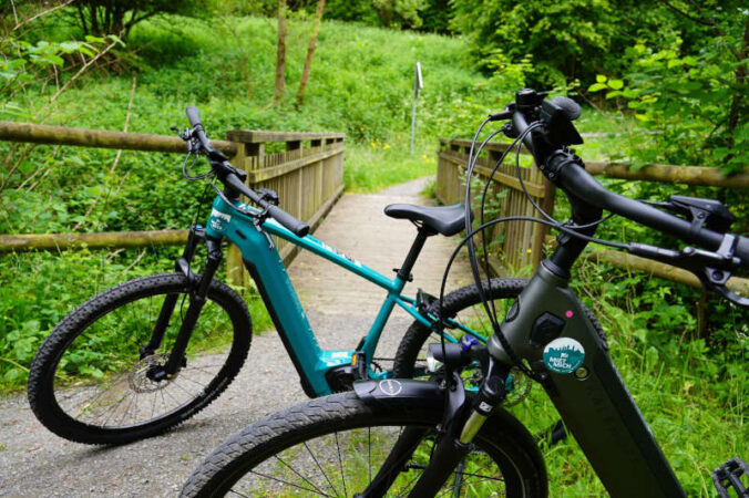 Mit dem E-Bike oder dem E-Mountainbike wird Radeln in der Stadt oder dem Pfälzerwald zum Vergnügen. (Foto: Stadt Pirmasens / Sabine Reiser)