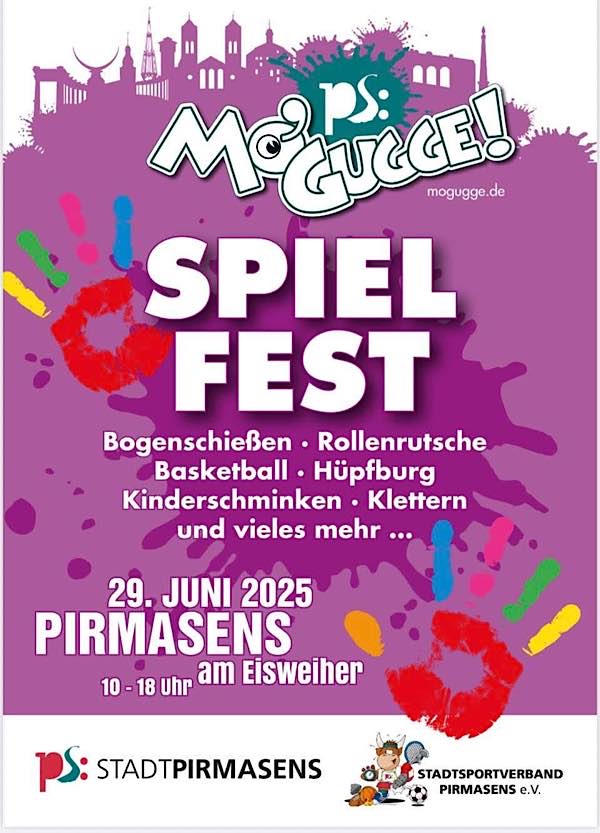 Spielfest im Juni 2025 am Pirmasenser Eisweiher