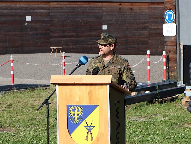 Eröffnung durch Oberstleutnant Christian Zerau (Foto: Bundeswehr/HG Jana Salnikova)
