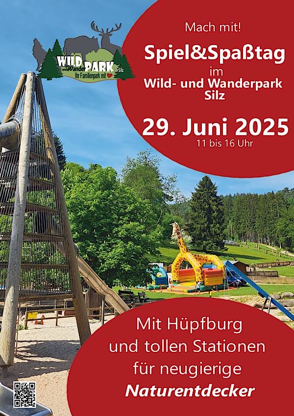 Spiel- und Spaßfest im Juni 2025 im Wild- und Wanderpark in Silz