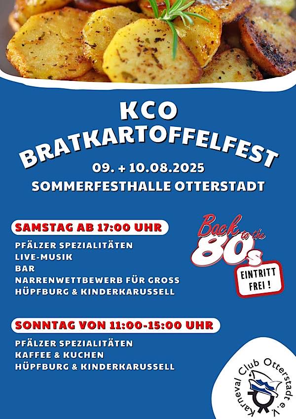 KCO Bratkartoffelfest im August 2025 in Otterstadt