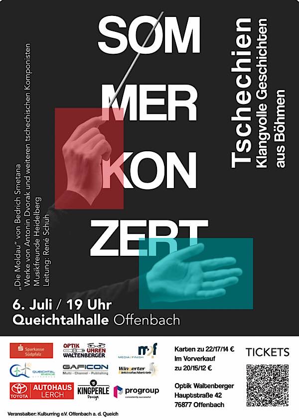 „Tänzerisch aus Tschechien in die Welt“ – Sinfoniekonzert der Musikfreunde Heidelberg im Juli 2025 in Offenbach
