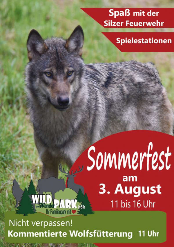 Wild- und Wanderpark Südliche Weinstraße in Silz feiert Sommerfest im August 2025