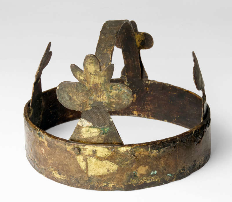 Grabkrone von Heinrich IV. ausgestellt im Dom- und Diözesanmuseum im Historischen Museum der Pfalz in Speyer (Quelle: Domkapitel Speyer / Historisches Museum der Pfalz Speyer, Foto: Hans-Georg Merkel)