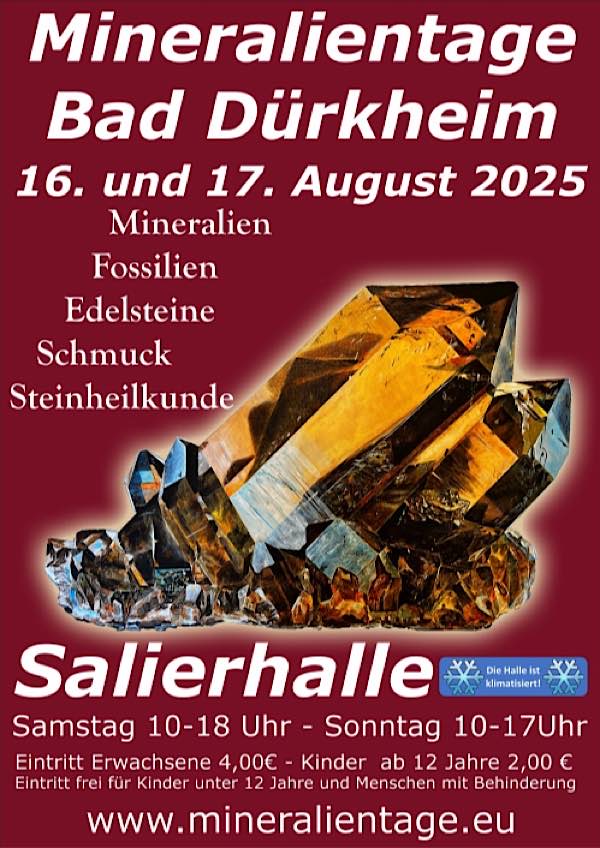 3. Mineralientage Bad Dürkheim im August 2025