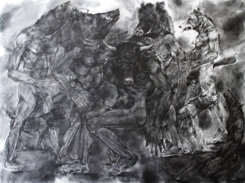Schwarze Zeichnung (Quelle: Thomas Duttenhoefer)