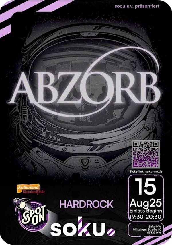 ABZORB im August 2025 in Neustadt an der Weinstraße