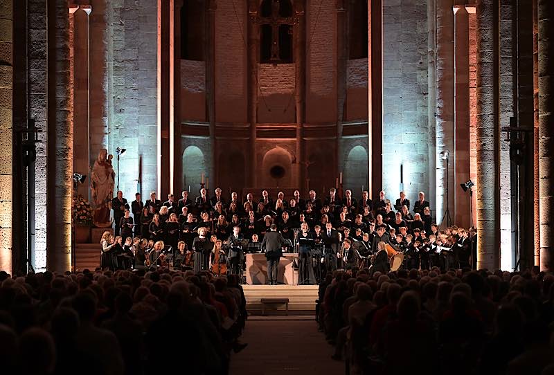 Abschlusskonzert der Internationalen Musiktage 2023 mit dem Domchor (Quelle: Dommusik Speyer, Foto: Klaus Landry)