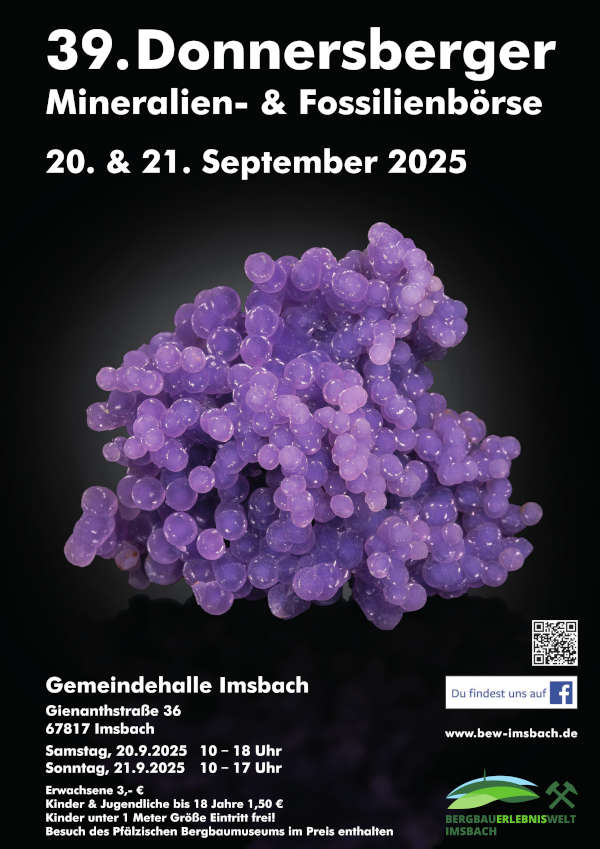  Donnersberger Mineralien- und Fossilienbörse im September 2025 in Imsbach