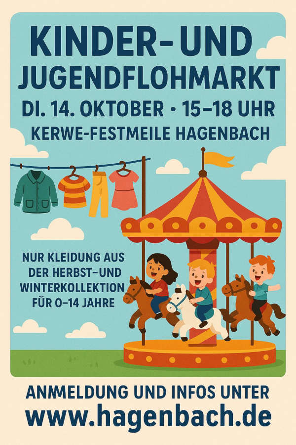 Kerweflohmarkt im Oktober 2025 in Hagenbach