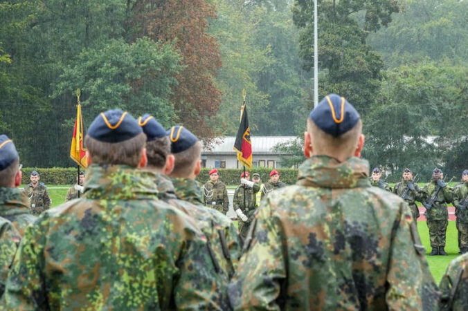 Gelöbnis im Bienwaldstadion Kandel (Foto: Holger Knecht)