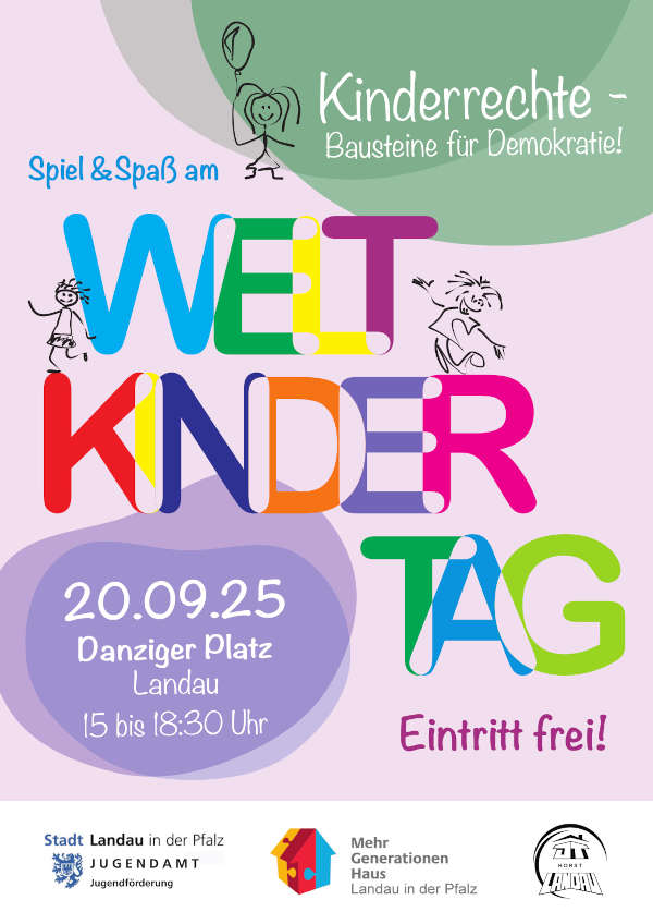 Spielfest zum Weltkindertag im September 2025 in Landau