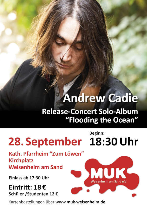 Andrew Cadie im September 2025 in Weisenheim am Sand (Foto: Gregor Dittmer)