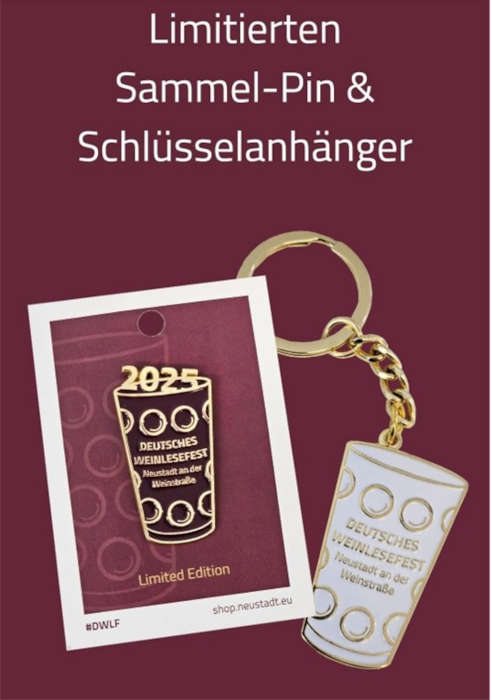 Neuer Pin für das „Deutsche Weinlesefest“ 2025