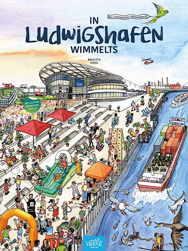 Titelseite des Wimmelbuches (Quelle: Brigitte Kuka/Velle-Verlag)