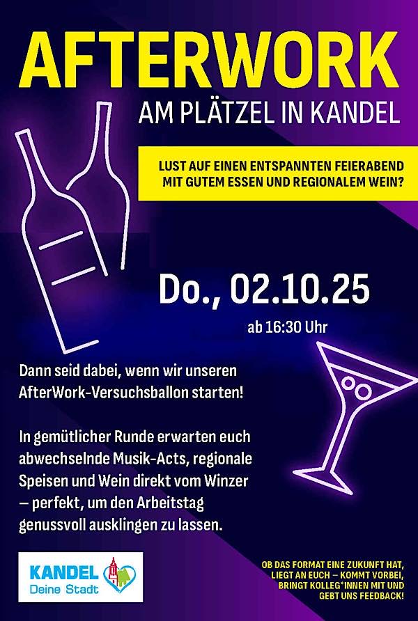 AfterWork im Oktober 2025 in Kandel