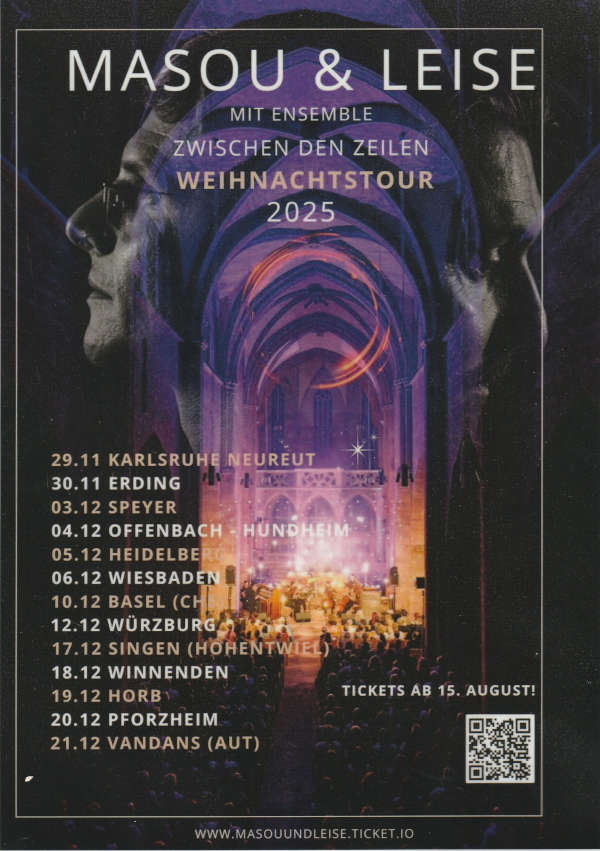 Masou & Leise - Weihnachtstournee im Dezember 2025 in der Abteikirche Offenbach-Hundheim