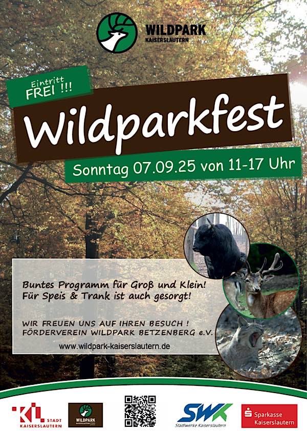 Wildparkfest im September 2025 in Kaiserslautern