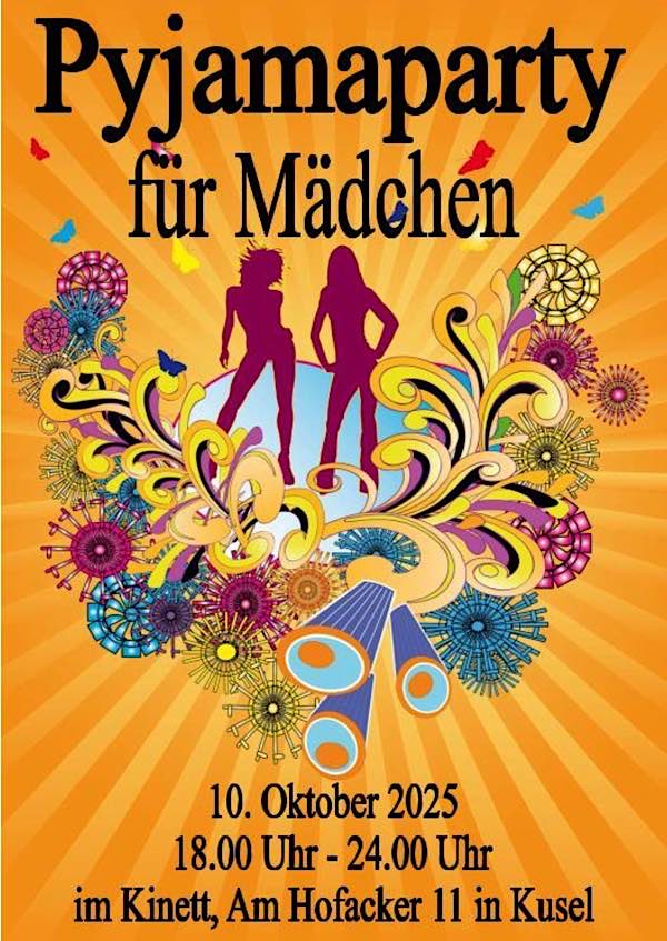 Pyjamaparty für Mädchen im Oktober 2025 in Kusel