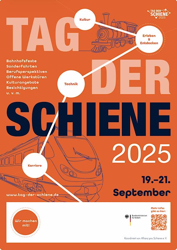 Deutsche Bahn gewährt im September 2025 zum “Tag der Schiene“ spannende Einsichten in die Welt der Eisenbahnen in Rheinland-Pfalz