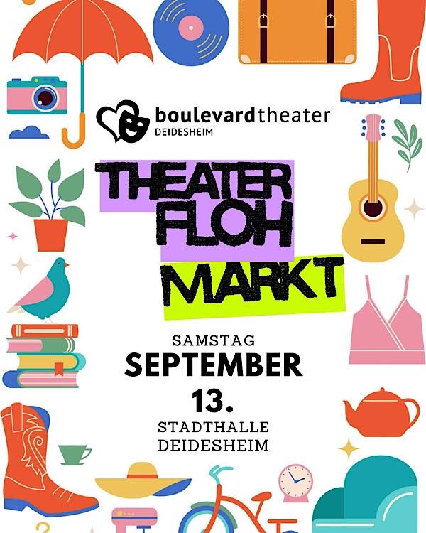 Theater Flohmarkt im September 2025 im BoulevardTheater Deidesheim