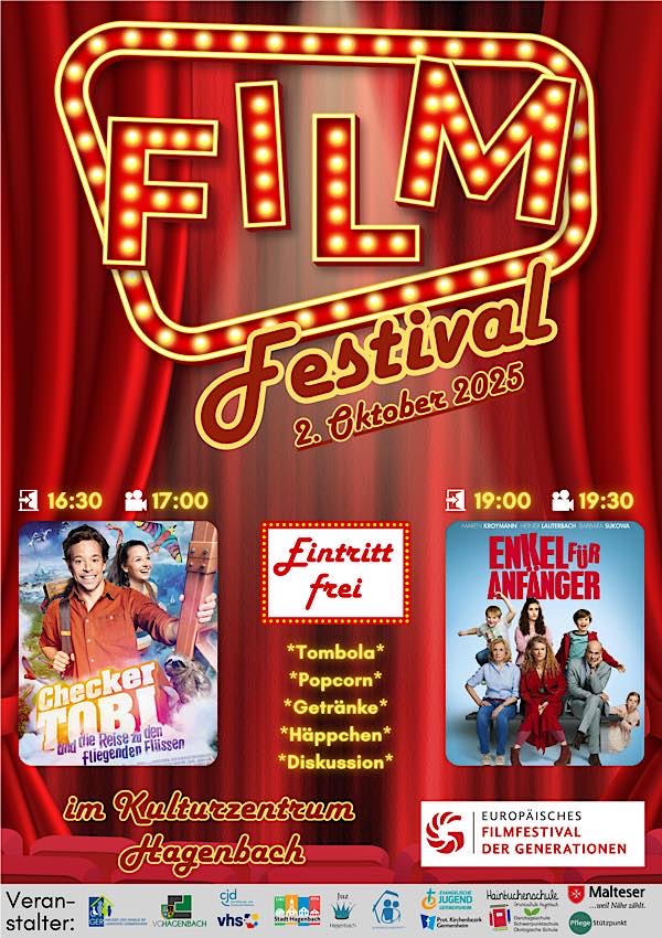 Film ab! Auf zum Filmfestival im Oktober 2025 in Hagenbach