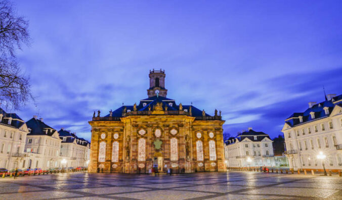 Die Ludwigskirche in Saarbrücken (Foto: Saarland/Wolfgang Tauchert)