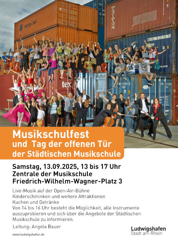 Musikschulfest und Tag der offenen Tür der Städtischen Musikschule im September 2025 in Ludwigshafen