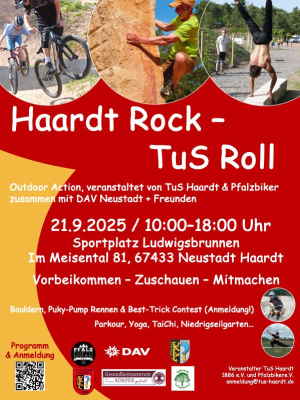 Haardt Rock - TuS Roll, Outdoor Action am neuen Sportplatz