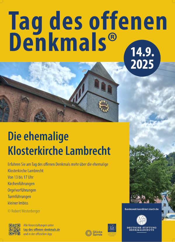 Tag des offenen Denkmals im September 2025 in Lambrecht